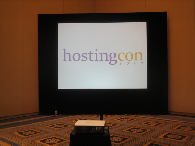 hostingcon-2009-monitor-in-the-main-hall-of-the-conference